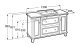 Photo Roca Carmen sink cabinet 857136415, for cut-in sink