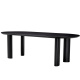 Photo Mogador S dining table (black finish)