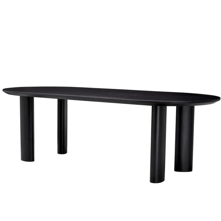 Photo Mogador S dining table (black finish)