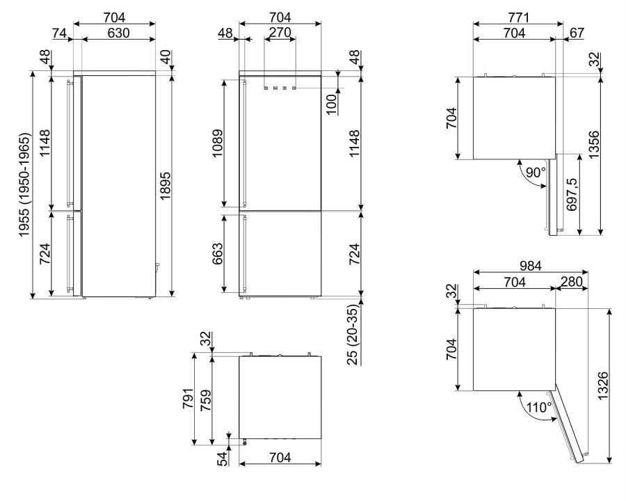 Photo Smeg FA8005RAO5 refrigerator