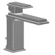 Photo Gessi Eleganza sink mixer 46001#149