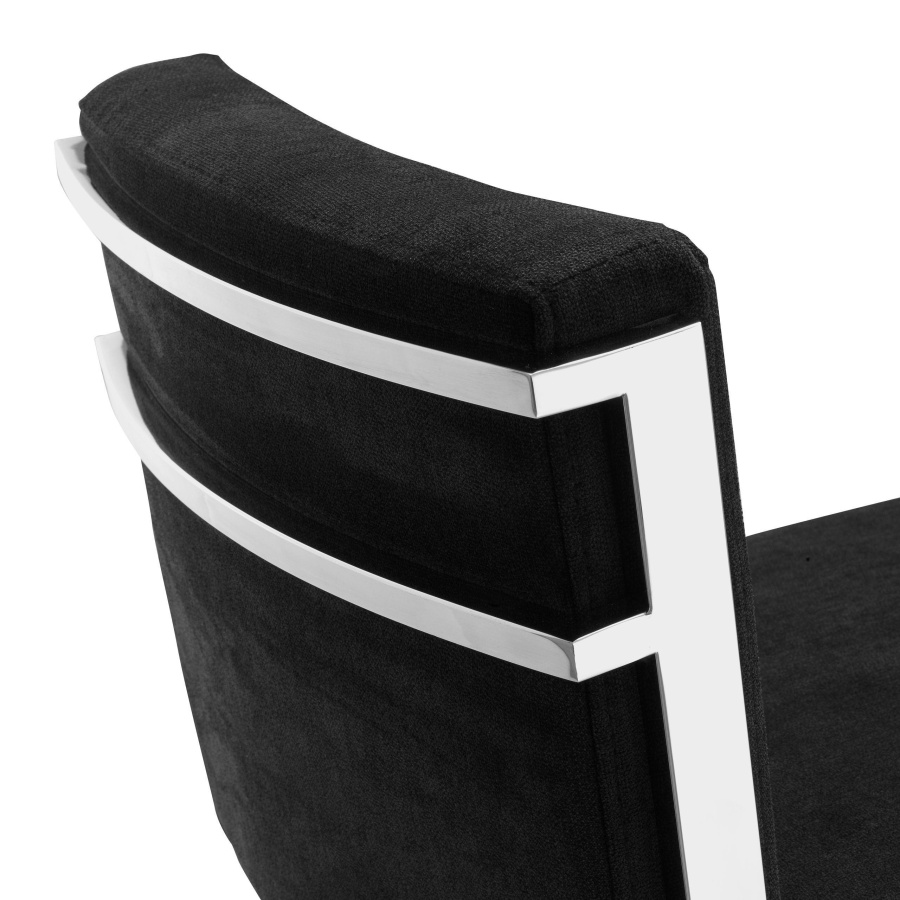 Photo Scott Semibar Chair (Polished Stainless Steel)