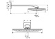 Photo overhead shower hansgrohe PuraVida 27437400
