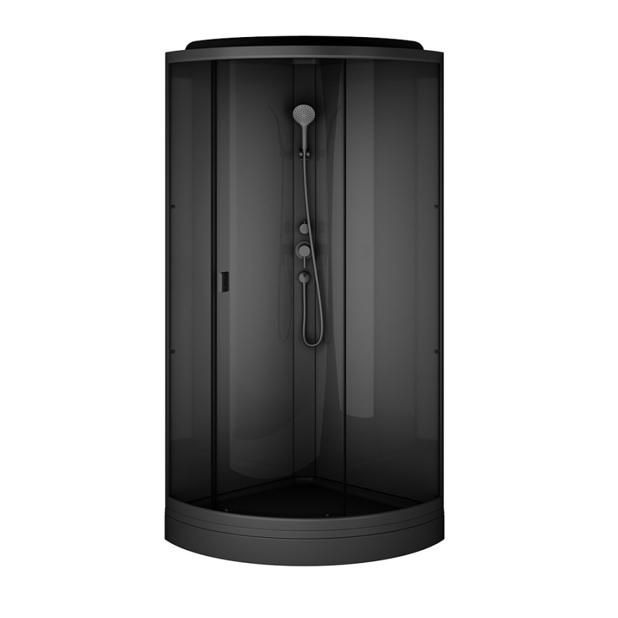 Photo Shower cabin 90x90 AM.PM Gem W90C-401-090BT, without hydromassage