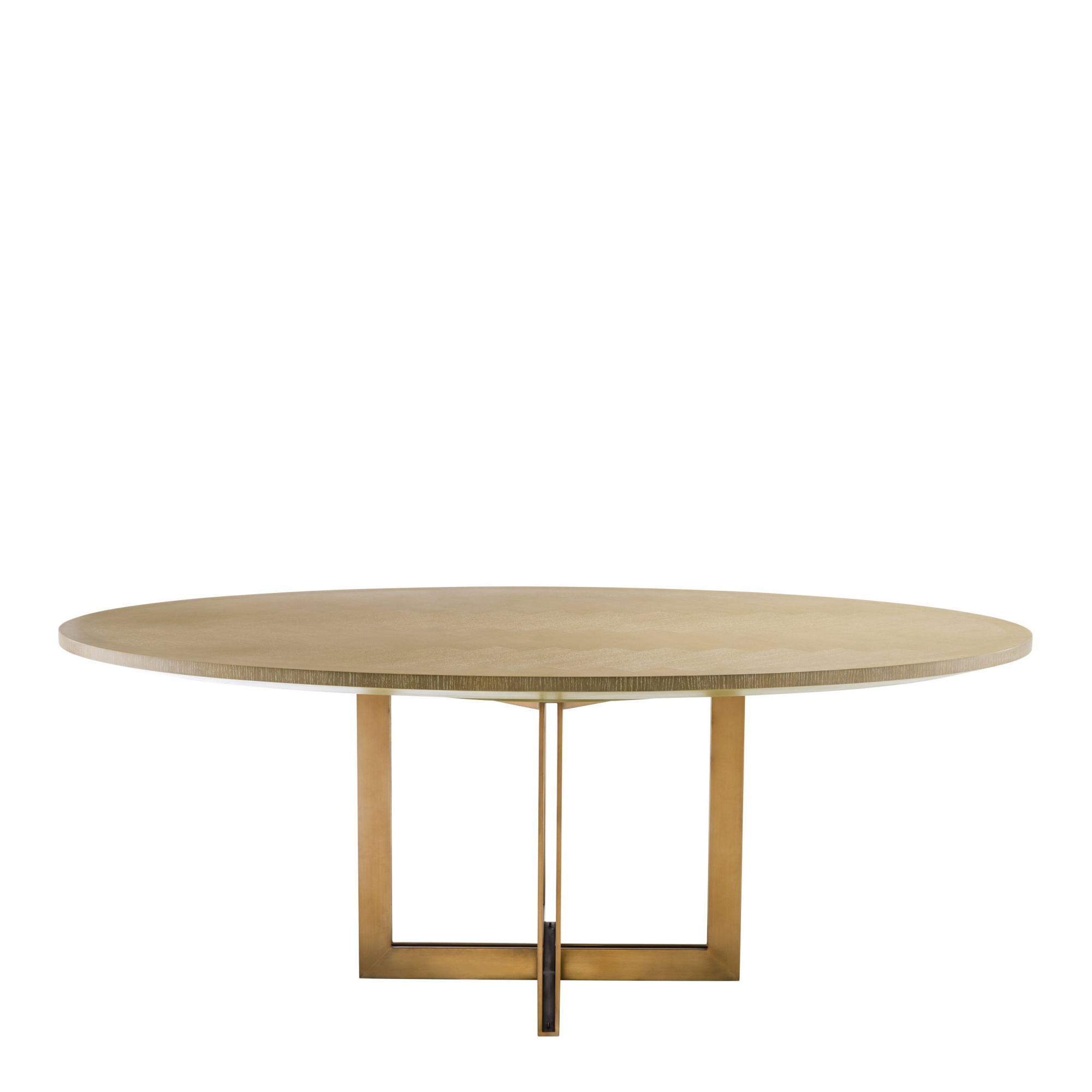 Photo MeLCHIOR OVAL dining table (cast brass)