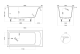 Photo Salini Cascata cast marble bath 150x70 105011MF RAL matte