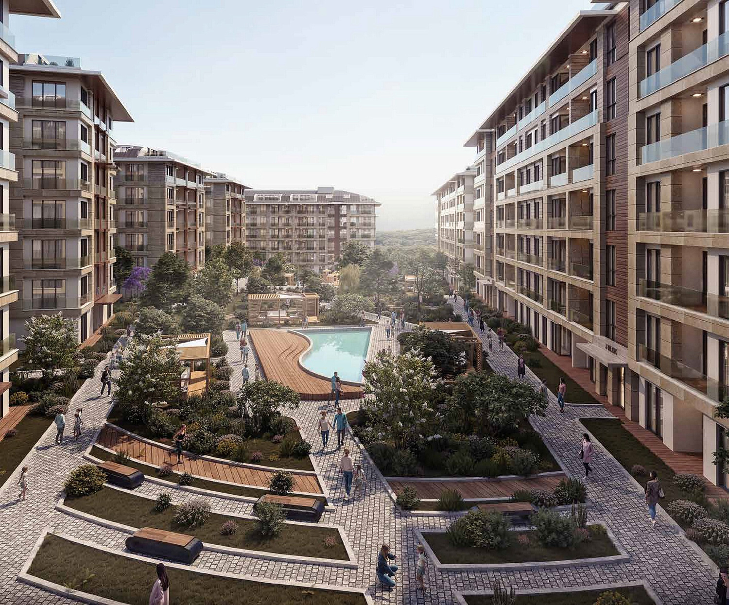 Residential complex in Zeitinburnu district