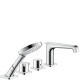 Photo Thermostatic mixer on board the bath Axor Citterio E 36410000 with shower set