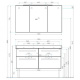 Photo The cabinet under the sink of Villeroy & Boch 2DAY2 A97900E4 white
