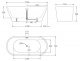 Photo Acrylic bath BelBagno 170x75 BB61-1700-W0 without overflow
