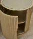 Photo Love side table (round, gold hue)