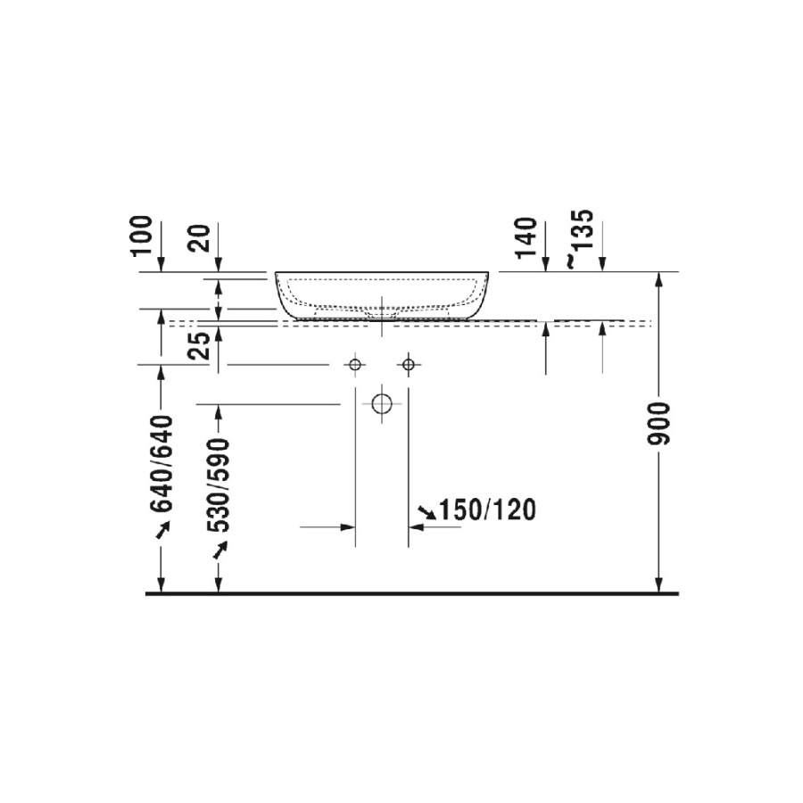 Photo Duravit Luv 60 380600000 sink