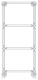 Photo Towel warmer water Sunerja Renaissance 1304 960x400 071-0280-9640 satin