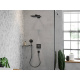 Photo Thermostatic mixer hansgrohe ShowerSelect 15763340 grinded black chrome