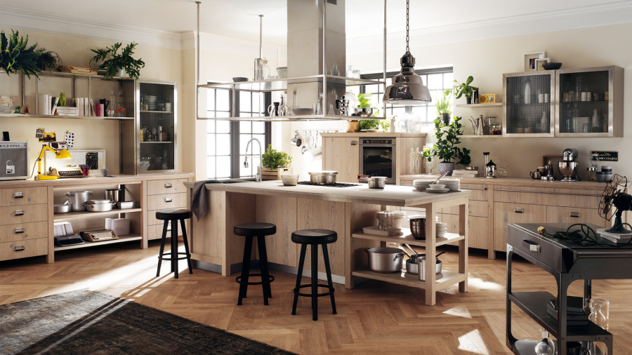 Photo Scavolini Diesel kitchen straight 390cm