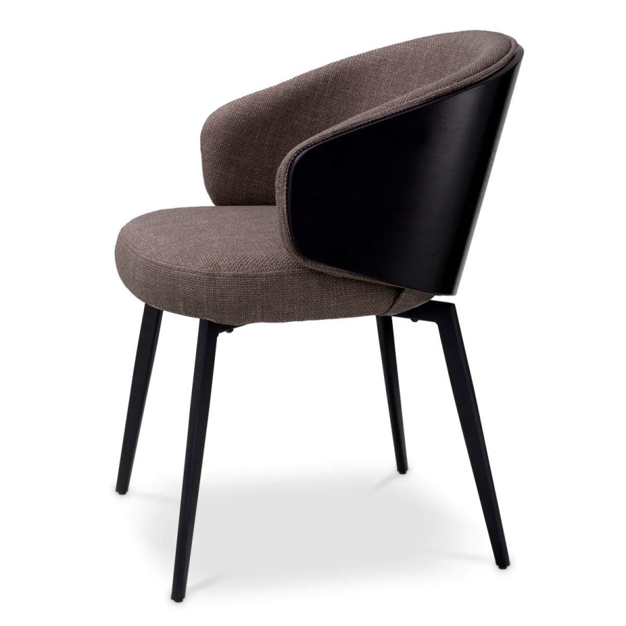 Photo Lunch chair Camerota (grey-brown)