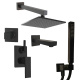 Photo Shower kit Paini Grazia 21PZSET36911SHBATH black matte