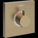 Photo Shower mixer with thermostat hansgrohe Select Highflow 15760140 grinded bronze