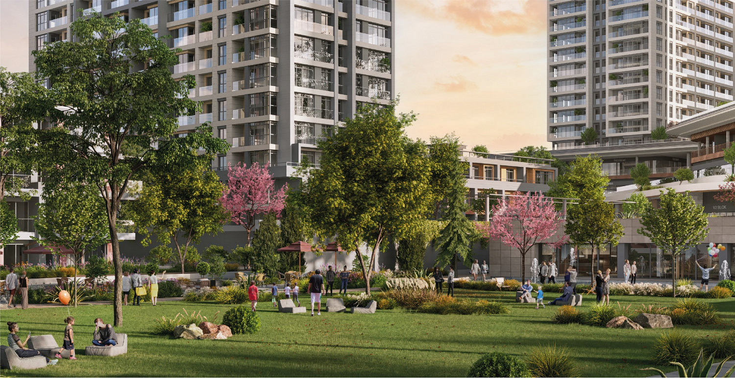 Residential project by the sea with a variety of housing formats