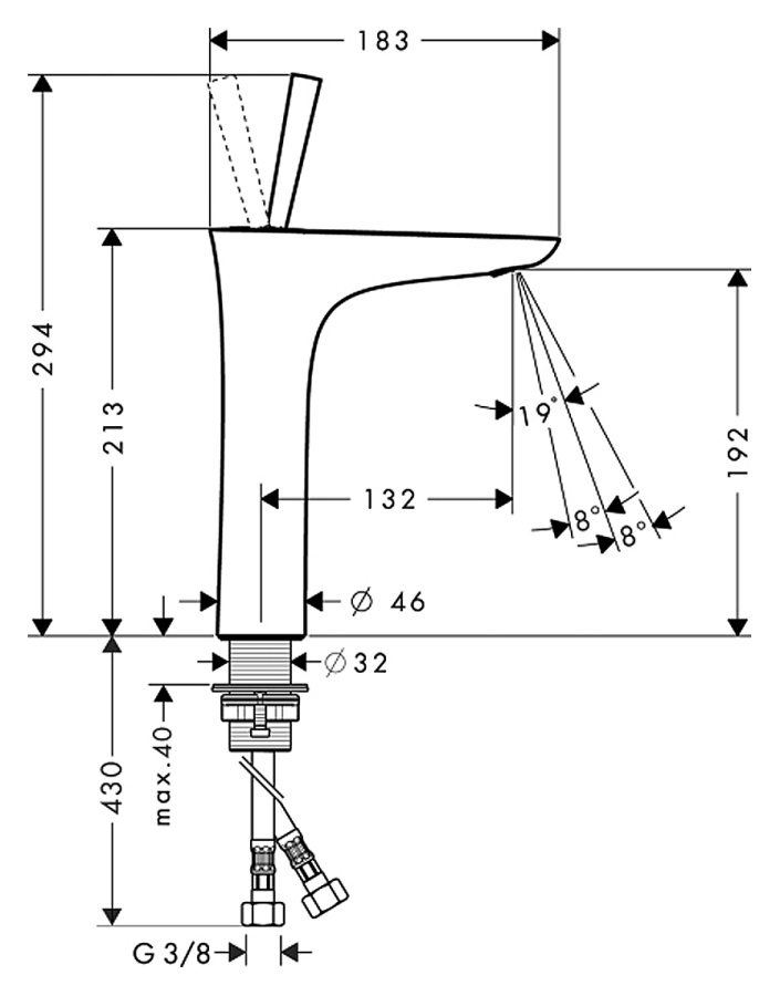 Photo Sink mixer hansgrohe PuraVida 15081000
