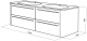 Photo AM.PM sink cabinet Awe M15FHD1502WF white textured
