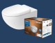 Photo Duravit Architec Rimless 45720900A1 with a microlift seat