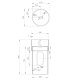 Photo Abber Kristall AT2701Onyx-H sink black