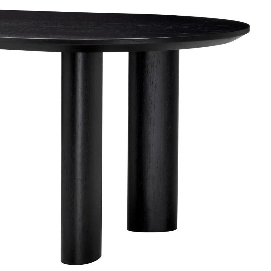 Photo Mogador S dining table (black finish)