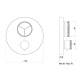 Photo Almar Core E176633.MB Black shower mixer