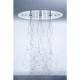 Photo Overhead shower hansgrohe Rainmaker Air 3jet 600 26117000 with illumination, chrome