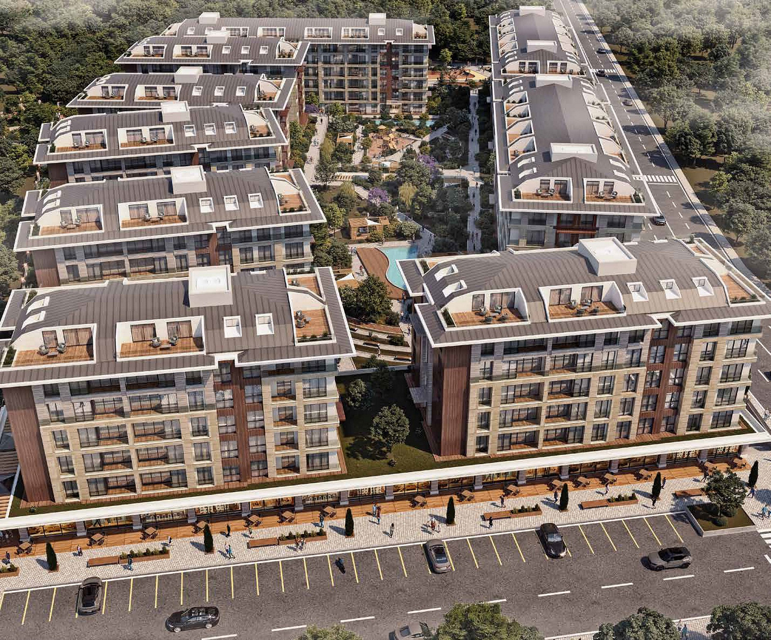 Residential complex in Zeitinburnu district
