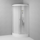 Photo Shower cabin AM.PM X-Joy W88C-301-090WT64 glass transparent, profile white