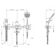 Photo Bath mixer Gessi Rilievo 59043#031