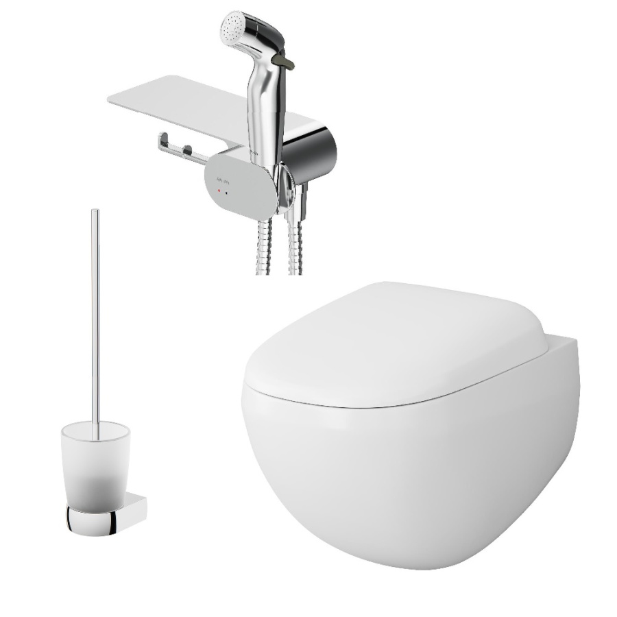 Photo AM.PM Sensation CK30H0904W with sanitary shower and accessories