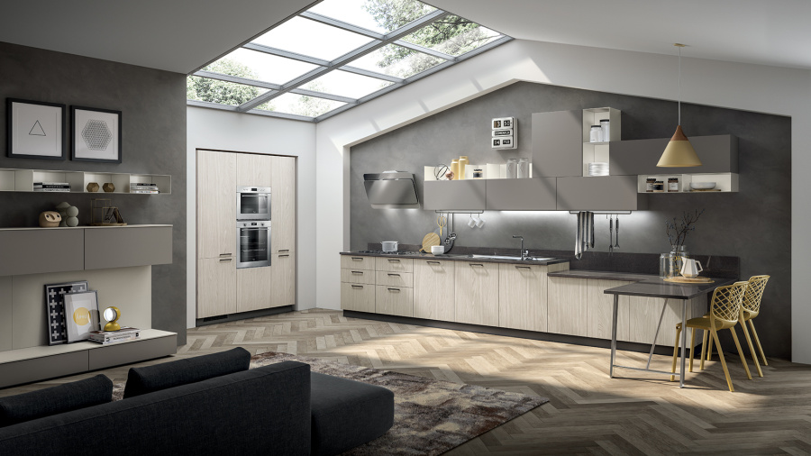 Photo Scavolini Sax Kitchen Angular 330 by 270cm