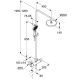 Photo Shower stand Kludi Dive 6907939-00 black matte