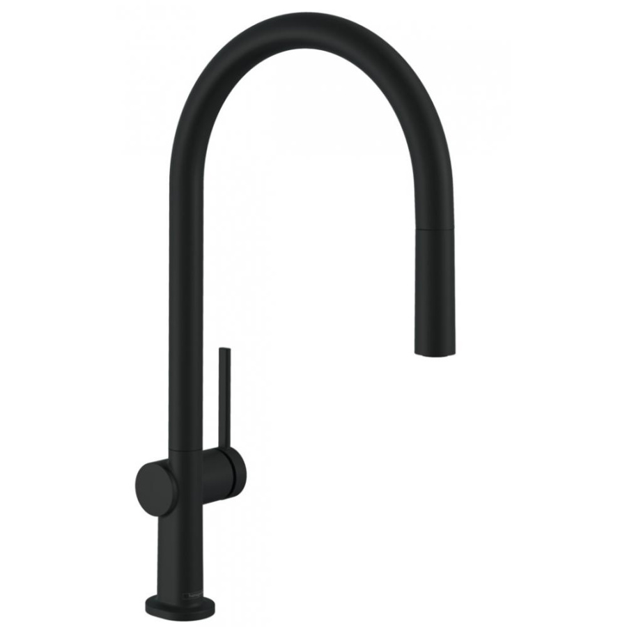 Photo Kitchen mixer hansgrohe Talis M54 72803670 with hood, matte black