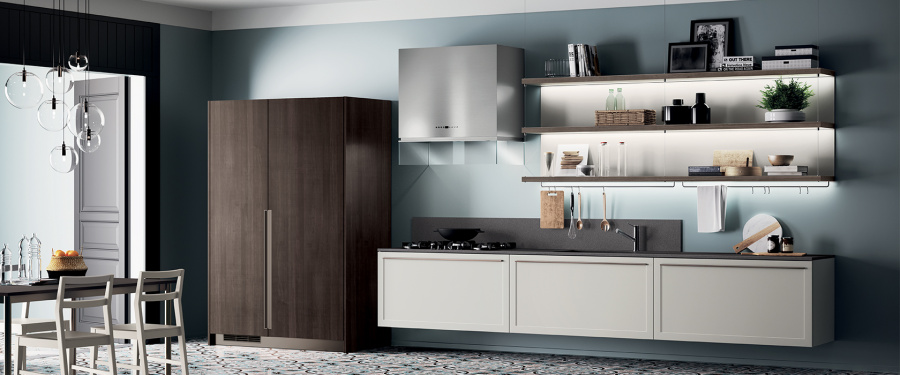 Photo Scavolini Carattere kitchen straight 360cm