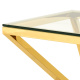 Photo Connor side table (golden finish)