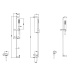Photo Shower rail Gessi Goccia 33642#299 black