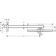 Photo overhead shower hansgrohe Raindance E 26239000 with holder, chrome