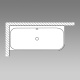 Photo Quaril bath Villeroy & Boch Oberon 2.1 180x80 UBQ180OBN9CL00VD01 left alpine white
