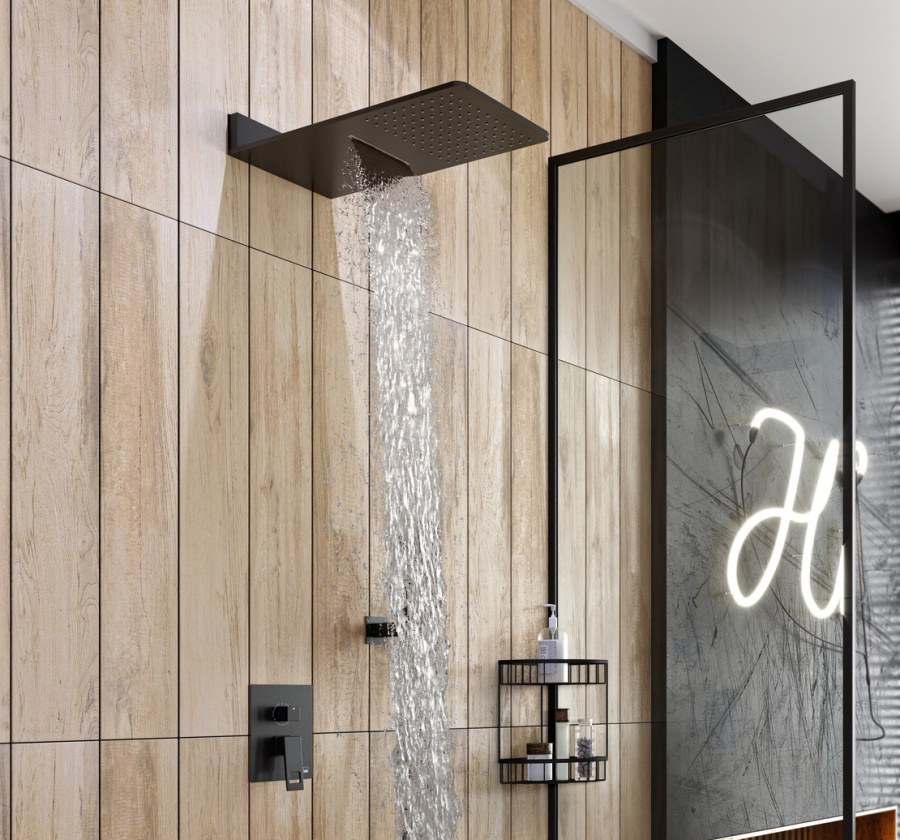Photo Shower system built-in Timo Briana SX-7139/03SM black
