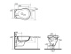 Photo Bidet suspended KERASAN Retro 102604nero*1