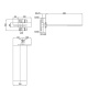 Photo Fantini Milano top shower 86 93 8036B steel