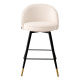 Photo Set of two Roche half-bar chairs (cream)
