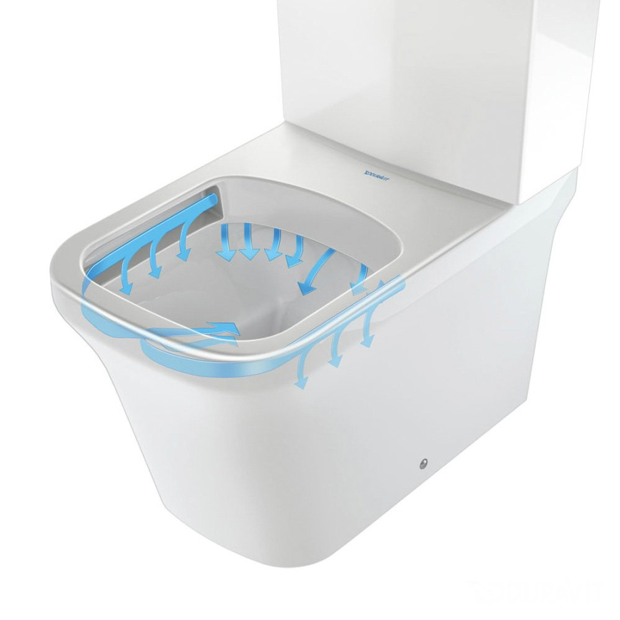 Photo Bowl of floor toilet Duravit P3 Comforts 2167090000
