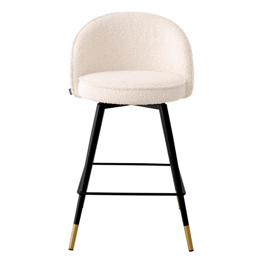 Photo Set of two Roche half-bar chairs (cream)