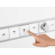 Photo Shower mixer with hansgrohe RainSelect 15357400 white/chrome