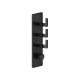 Photo Gessi Inciso 58206#707 Black shower mixer